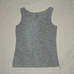 Cotton Gray melange Tank Top